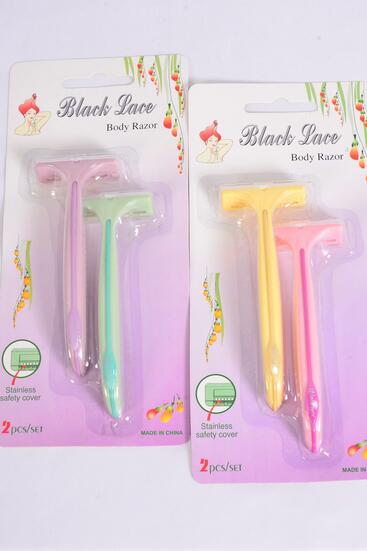 Ladys Shaver 20 pcs Disposable / Box Pre Color Mix , each Card Have 2 pcs , 10 card = Box , UPC Code 