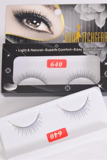 Eyelashes Style # 640 / 12 card = Dozen Style # 640 , Individual Display Box , UPC Code  ,12 Card = Dozen
