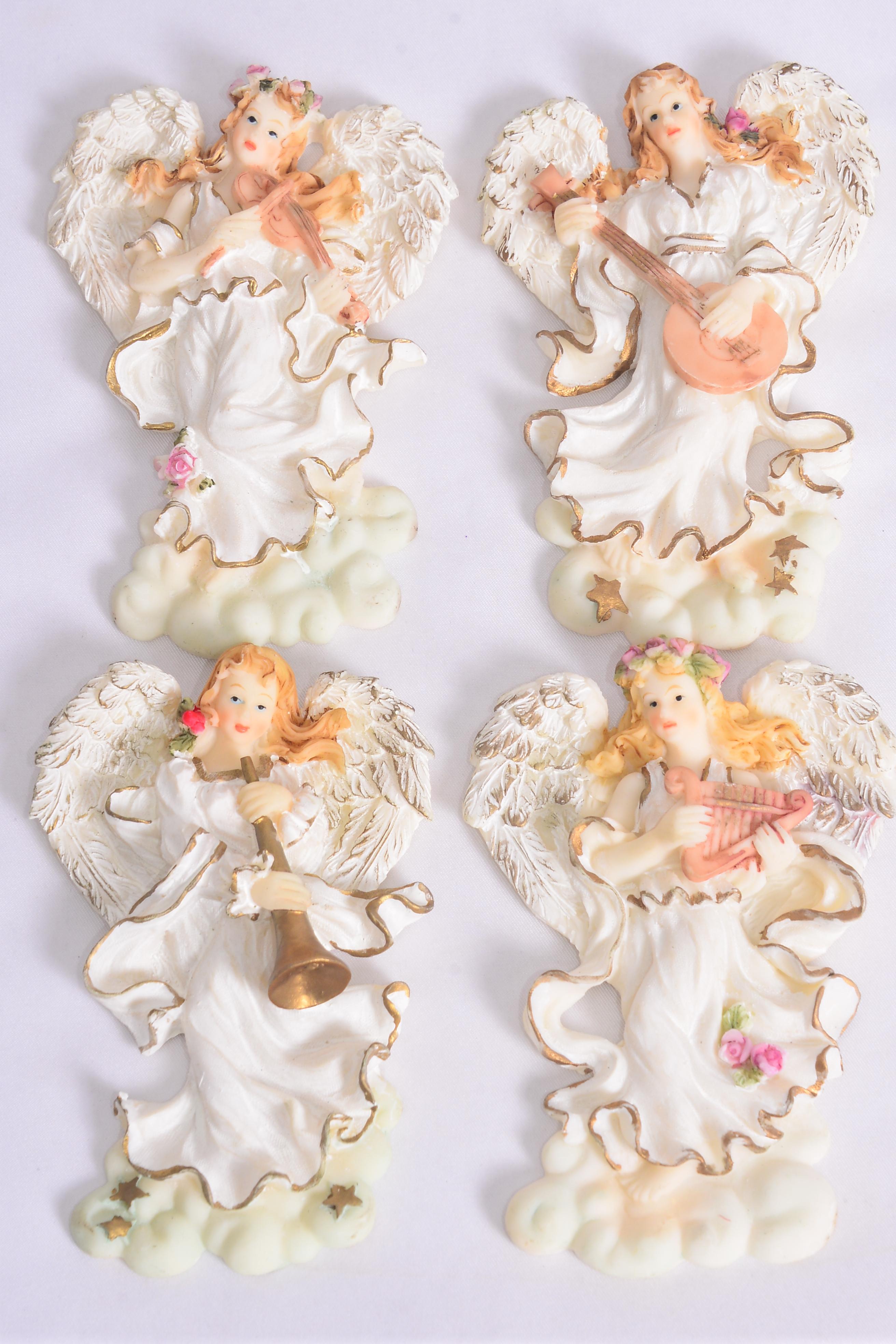 Figurine Angel Magnet White Angel White Dress / 12 pcs Angel = Dozen ...