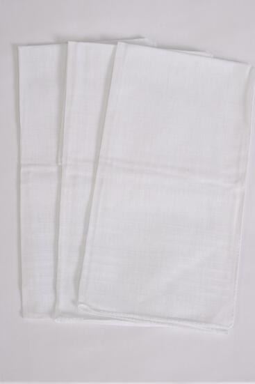 Handkerchief 100% Cotton 24 pcs Multi / 24 pcs = Dozen  Size - 15" x 15" Wide , 4 Burgundy , 4 Blue , 4 Khaki Color Asst , OPP Bag