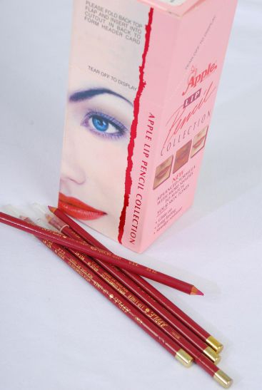 Eye & Lip liner Pencil 72 pcs Wine / Box Wine , Size -3" Long  , 72 pcs per Box
