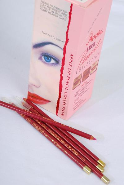 Eye & Lip liner Pencil 72 pcs / Box  Size -3" Long  , 72 pcs per Box , Choose colors