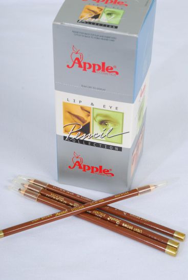 Eye & Lip Pencil Light Brown / 72 pcs Per Box  Light Brown , Size -3" Long  , 72 pcs per Box