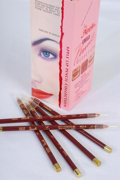 Eye & Lip liner Pencil 72 pcs / Box  Size -3" Long  , 72 pcs per Box , Choose colors