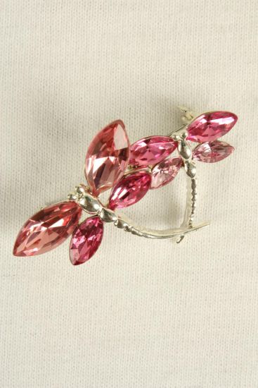 Pink , Size - 1.75" x 1" Wide , Display Card & OPP Bag