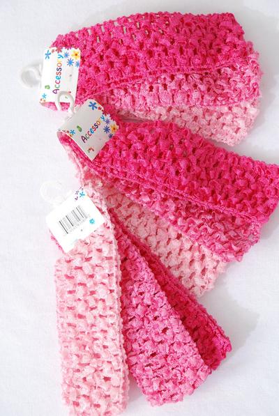Ballerina Headband 36 pcs / 12 card = Dozen   Size-1.75" Wide , each card have 3 pcs , 12 card = Dozen , Choose Colors