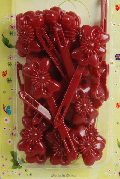 Barrettes Bowtie Daisy Flowers / 12 Card = Dozen Choose Colors , Each Card have UPC Code , 12 Card = Dozen 