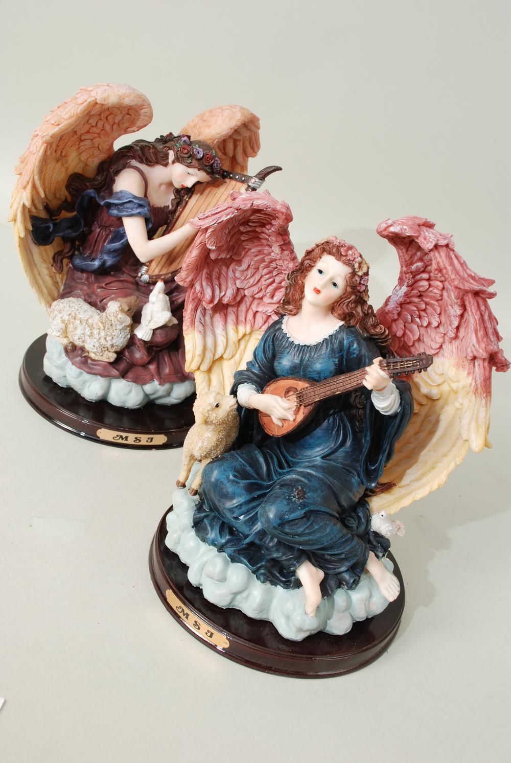 large angel figurines statues