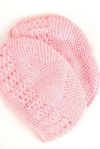Kufi hat Hand Crocheted 100% Cotton Beanie Skull Cap Hat Stretch / 12 pcs = Dozen Stretch , One Size , Choose Colors , OPP Bag