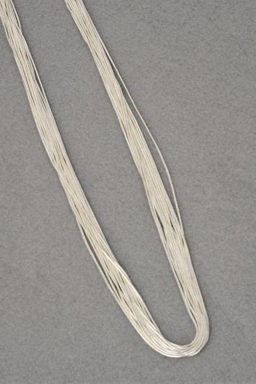 Chain Snake Chain 1 mm Silver 30 inch/ 12 pcs = Dozen Silver , Size - 30" Long  , 1 mm , Hang Card & OPP Bag