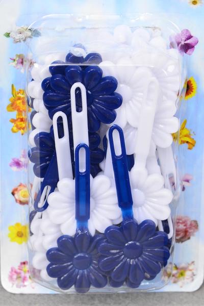 Barrettes Sunflowers Navy White Mix / 12 Card = Dozen Navy White Mix , Each Card have UPC Code , 12 Card = Dozen 