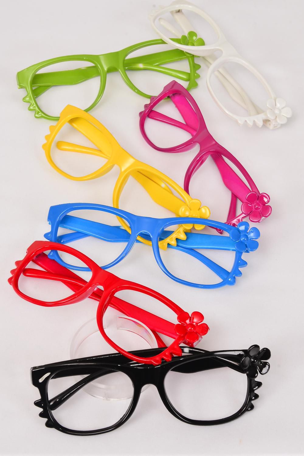 Sunglasses Color Frame Bowtie No Lens Multi/DZ **No Lens** Multi2