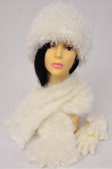 Multifunction Magic Scarf 3 pcs Sets Soft Stretch / Sets White , Stretch , Scarf Size-13"x 64" Wide , Display Card & OPP Bag & UPC Code