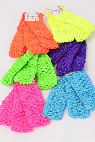 Ballerina Headband 36 pcs Caribbean Neon Color Mix / 12 card= Dozen caribbean Neon , Stretch , Size - 1.75" Wide , 2 of each Color Asst , Hang Tag & OPP Bag & UPC Code , 3 pcs Per Hangtag ,12 card = Dozen 