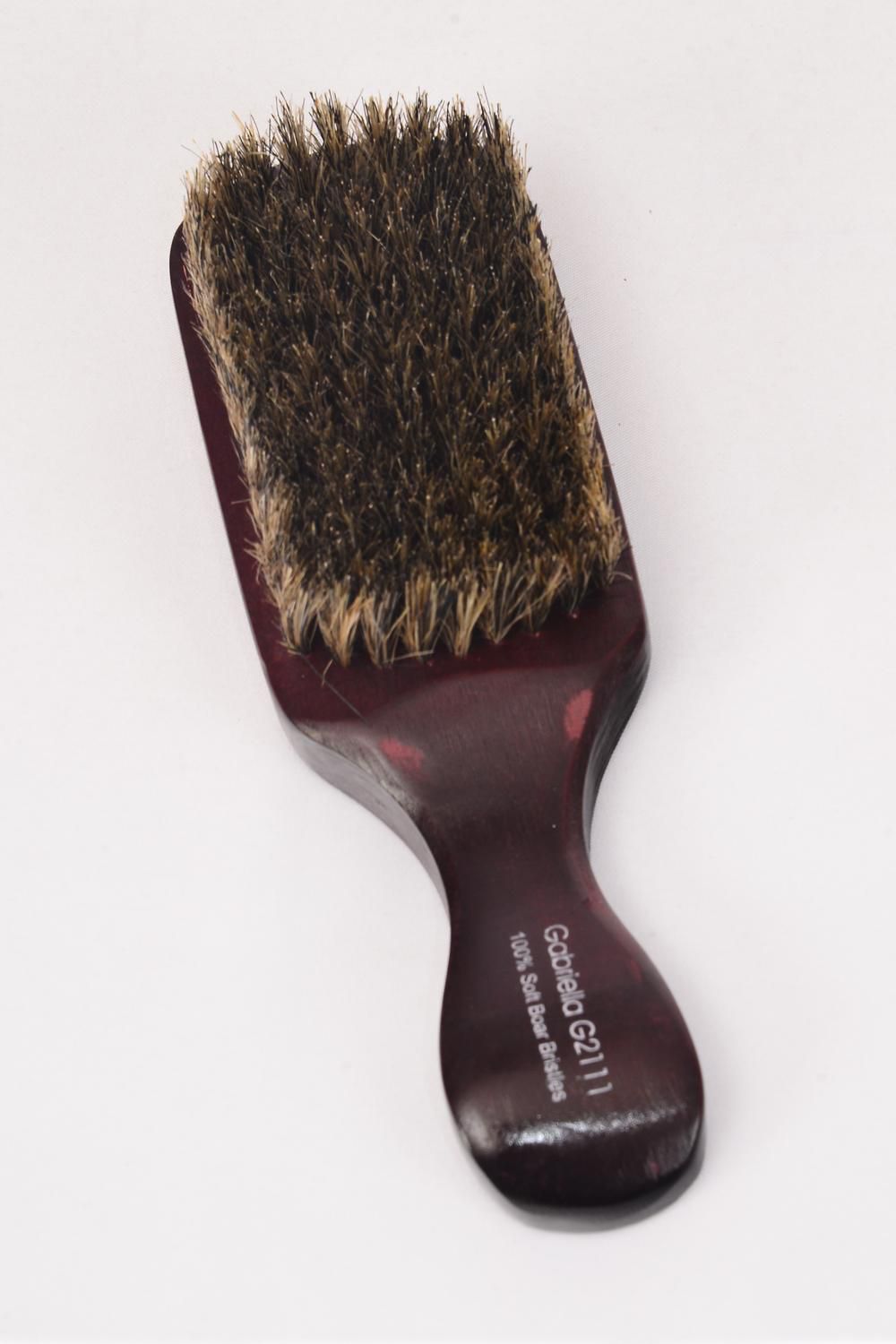 Club Wood Brushes Soft Boar W Handle 6.5"x 2.5" Wide/DZ **Soft* Size6.