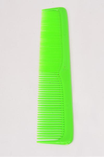 Comb 9 inch Breakable Dresser Comb / 12 pcs = Dozen Size - 9" Long , Individual OPP Bag and UPC Code , Choose Colours