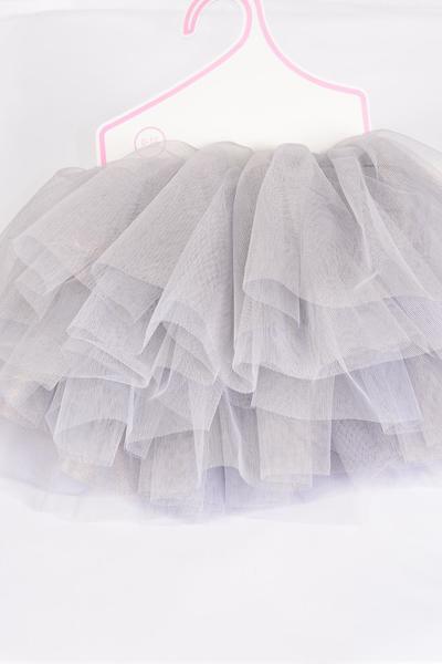 Tutu Dress Light Gray / PC  Size - 0 - 12 month , Display Card OPP bag & UPC Code