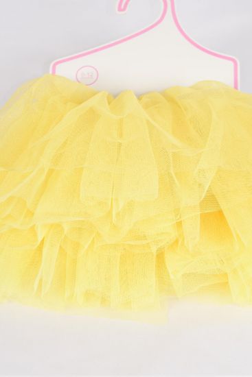 Tutu Dress Baby Yellow / PC  Size - 0 - 12 month , Display Card OPP bag & UPC Code