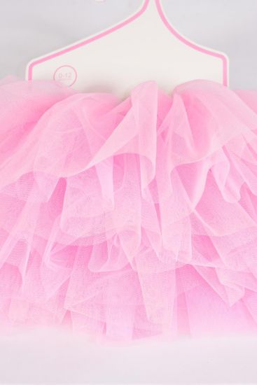 Tutu Dress Baby Pink / PC  Size - 0 -12 month , Display Card OPP bag & UPC Code