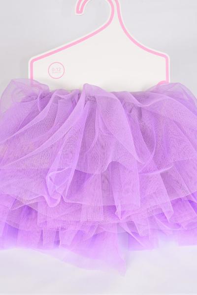 Tutu Dress Lavender / PC  Lavender , Size - 0 - 12 month , Display Card OPP bag & UPC Code