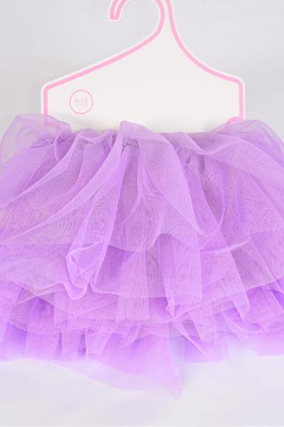 Tutu Dress Lavender / PC  Size - 0 - 12 month , Display Card OPP bag & UPC Code