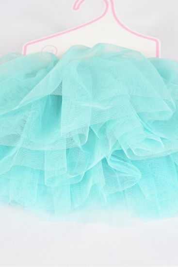 Tutu Dress Mint Green / PC  Mint Green , Size - 0 - 12 month , Display Card OPP bag & UPC Code