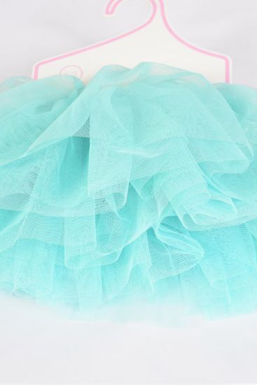 Tutu Dress Mint Green / PC  Size - 0 - 12 month , Display Card OPP bag & UPC Code