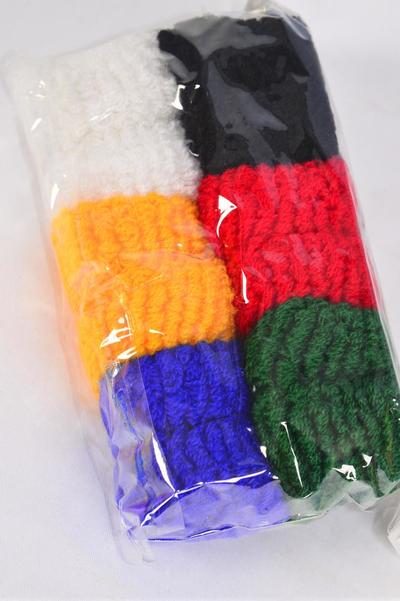 Elastic Terry Large Hair Ties 120 pcs / PK Good Quality , Size-2"x1" Wide ,OPP Bag ,12 pcs per Bag ,10 Bag per Pack ,Choose Colors                                                 