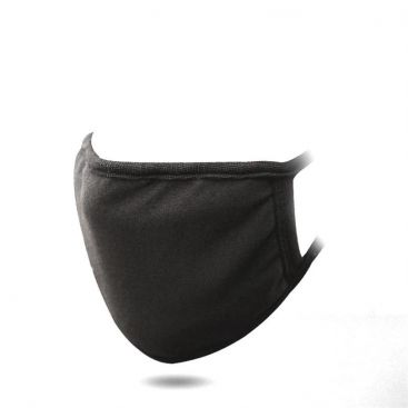 Face Mask Black - 20 pcs Comfortable Cotton / Pack Black , Ear Loops , Personal Protection , Washable , OPP Bag