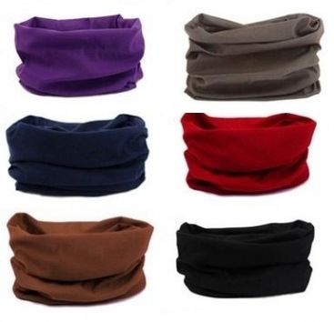Neck Gaiter Multi function Scarf Face Mask Dark Multi / 12 pcs = Dozen Unisex , Dark Multi , Size-20" x 9" Wide , 2 Black , 2 Navy , 2 Brown , 2 Gray , 2 Olive Green Asst , Hang Tag & OPP bag & UPC Code
