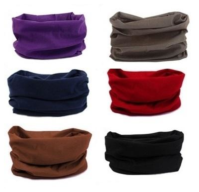 Neck Gaiter Multifunction Scarf Face Mask Dark Multi /12 pcs = Dozen  Unisex , Dark Multi , Size-20" x 9 1/2" Wide , 2 Black , 2 Navy , 2 Brown , 2 Gray , 2 Olive Green Asst , Hang Tag & OPP bag & UPC Code