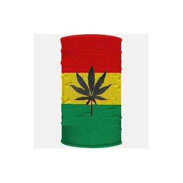 Neck Gaiter Multi function Scarf Face Mask Cannabis / 12 pcs = Dozen Unisex , Size - 20" x 9" Wide , Hang tag & OPP bag & UPC Code