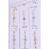 Bracelet Tree Of Life Filigree Stainless Steel Seashell Mix Pastel/DZ **Pastel** Pull-String,Adjustable, 2 White,2 Pink,2 Purple,2 Blue,2 Yellow,1 Mint Green,1 Orange Mix,Individual Hang tag &amp; OPP Bag &amp; UPC Code
