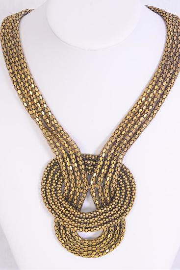 Gold , Size - 16" Extension Chain , Hang Card & OPP Bag & UPC Code