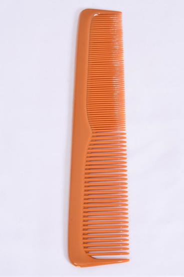 Comb 9 inch Breakable Dresser Comb Bone Color / 12 pcs = Dozen Bone - Size - 9" Long , Individual Pack & UPC Code