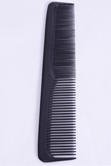 Comb 9 inch Breakable Dresser Comb Black / 12 pcs = Dozen Black - Size - 9" Long , Individual Pack & UPC Code