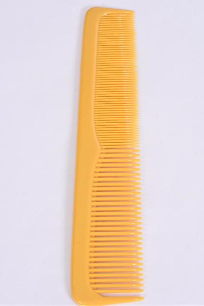 Comb 9 inch Breakable Dresser Comb / 12 pcs = Dozen Size - 9" Long , Individual OPP Bag and UPC Code , Choose Colours