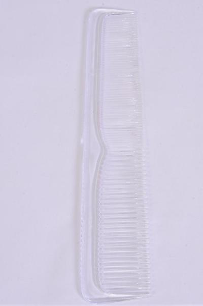 Comb 9 inch Breakable Dresser Comb / 12 pcs = Dozen Size - 9" Long , Individual OPP Bag and UPC Code , Choose Colours