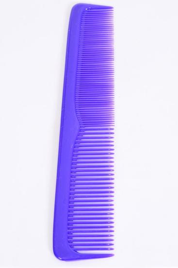 Comb 9 inch Breakable Dresser Comb Purple / 12 pcs = Dozen  Purple , Size - 9" Long , Individual Pack & UPC Code