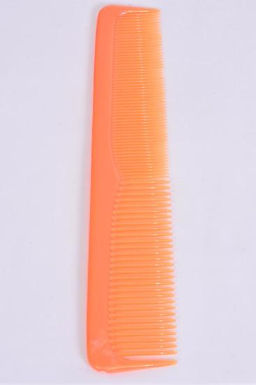 Comb 9 inch Breakable Dresser Comb Orange / 12 pcs = Dozen Orange , Size-9" Long , Individual Pack & UPC Code