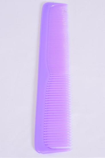 Comb 9 inch Breakable Dresser Comb Lavender / 12 pcs = Dozen Lavender , Size-9" Long , Individual Pack & UPC Code
