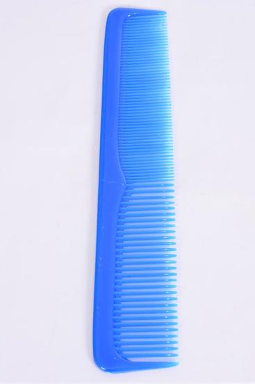 Comb 9 inch Breakable Dresser Comb Royal Blue / 12 pcs = Dozen Roral , Size - 9" Long , Individual Pack & UPC Code