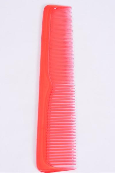 Comb 9 inch Breakable Dresser Comb / 12 pcs = Dozen Size - 9" Long , Individual OPP Bag and UPC Code , Choose Colours