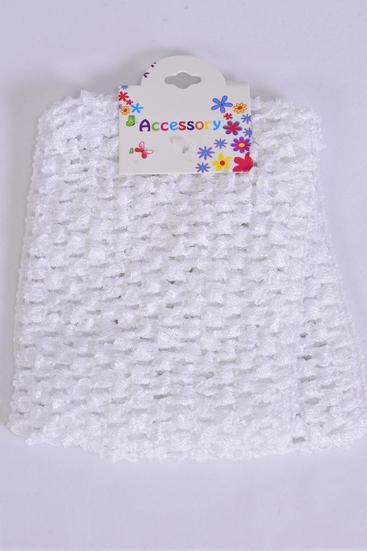 Ballerina Headband 24 pcs Turban 4 Inch Wide White / 12 card= Dozen White , Stretch , Size - 4" Wide , Hang Tag & OPP Bag & UPC Code , 2 pcs per Card ,12 card = Dozen